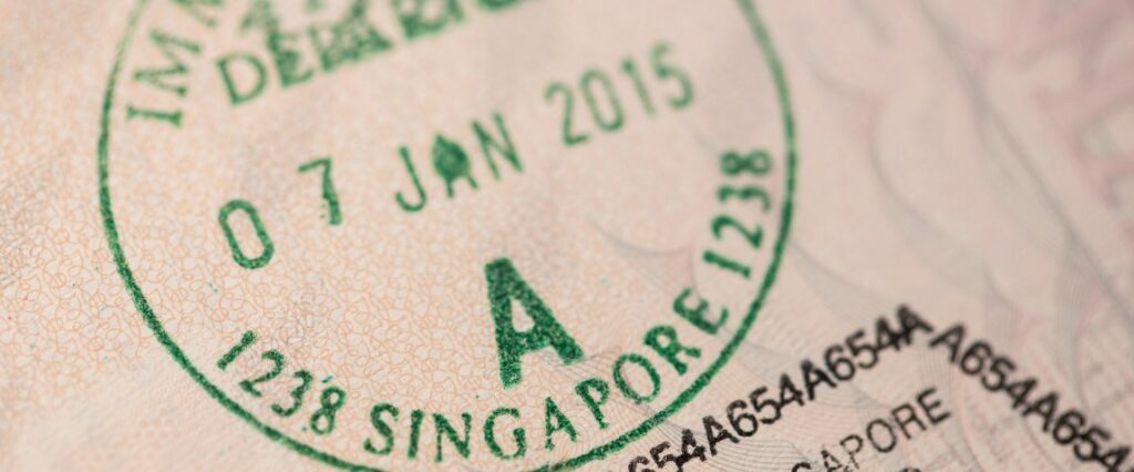 view of singapore visa
