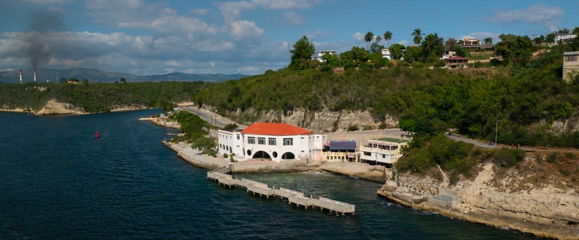 entrance to the bay of santiago de cuba