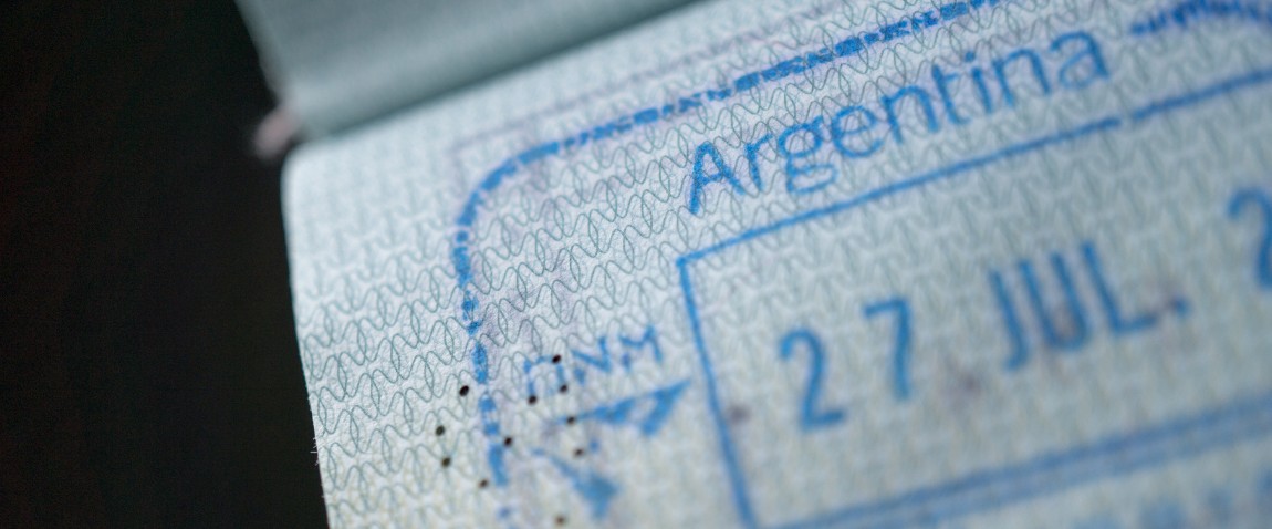 argentinian passport stamp