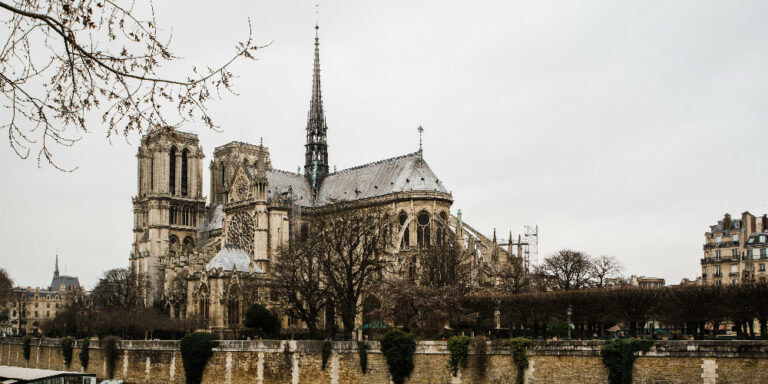 The revenge of the Hunchback. Notre-Dame de Paris Cathedral