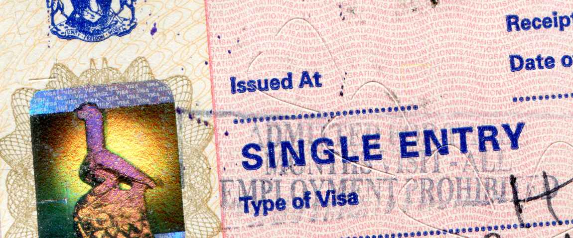single entry visa