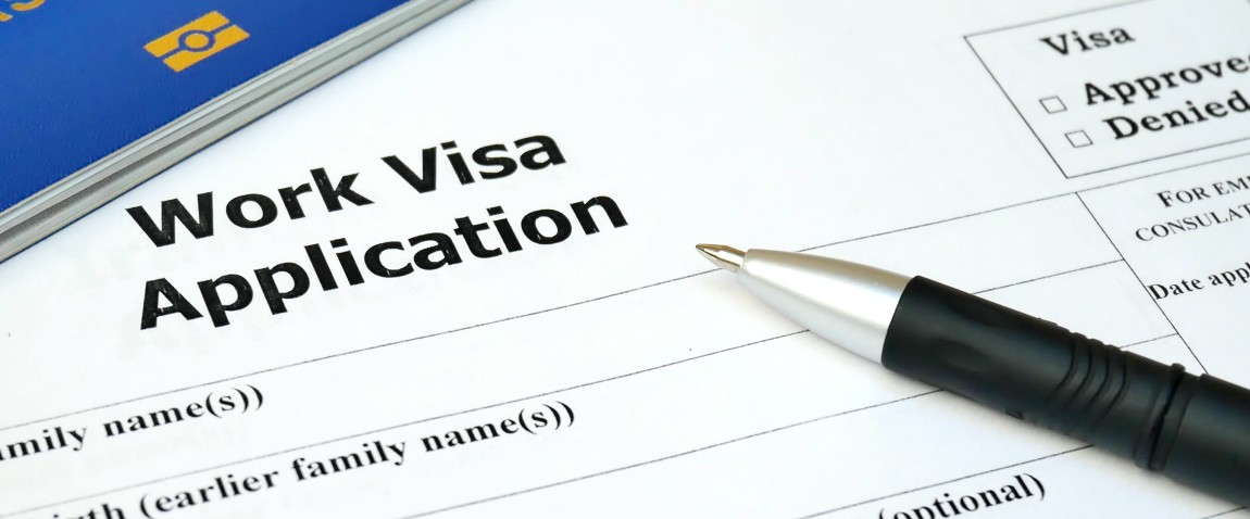 work visa application form
